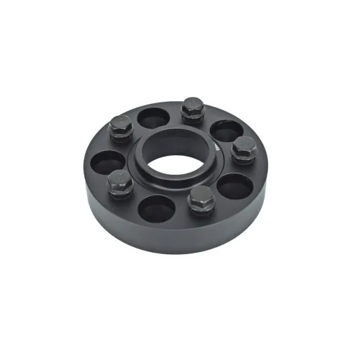 Distantier janta auto 30 mm 5x112 centrare 57.1 prindere dubla cu prezoane incluse negru