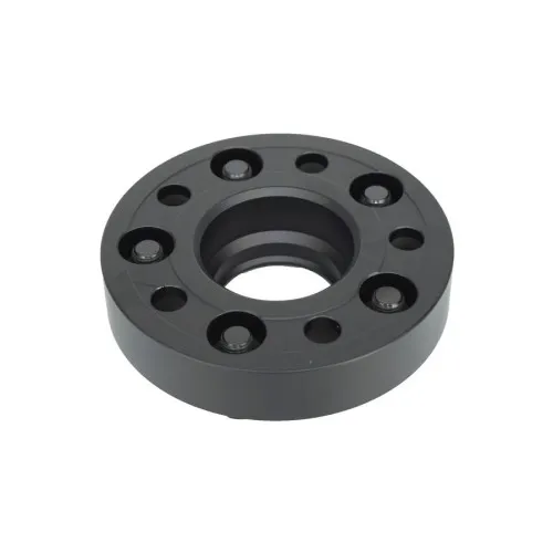 Distantier janta auto 30 mm 5x112 centrare 66.5 prindere dubla cu prezoane incluse negru — imaginea 2