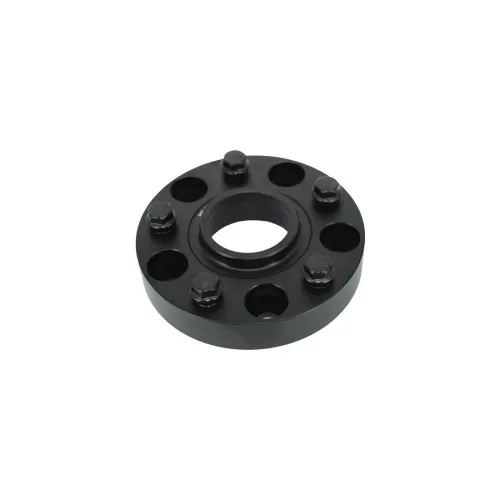 Distantier janta auto 30 mm 5x130 centrare 71.6 prindere dubla cu 5 prezoane M14x1.5 negru — imaginea 3