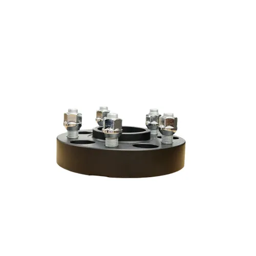 Distantier janta auto 35 mm 5x139.7 centrare 108.1 prindere dubla cu piulite M12x1.25 negru — imaginea 3