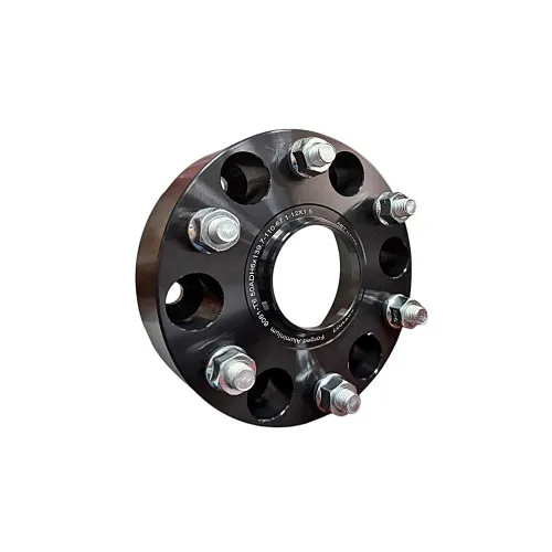 Distantier janta auto 50 mm 6x139.7 centrare 110–67.1 prindere dubla cu 6 piulite M12x1.5 negru — imaginea 2
