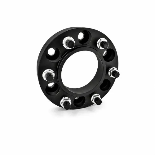 Distantier janta auto 50 mm 6x139.7 centrare 67.1 prindere dubla cu piulite incluse negru