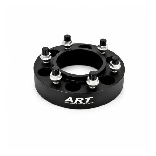 Distantier janta auto 50 mm 6x139.7 centrare 67.1 prindere dubla cu piulite incluse negru — imaginea 2