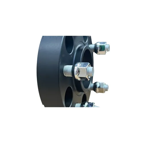 Distantier janta auto 50 mm 6x139.7 centrare 67.1 prindere dubla cu piulite M12x1.5 negru — imaginea 3