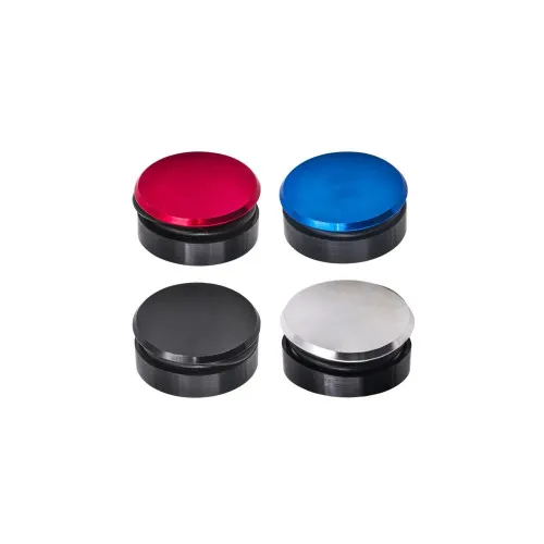 Dop decorativ universal aluminiu pentru anulare stergator luneta