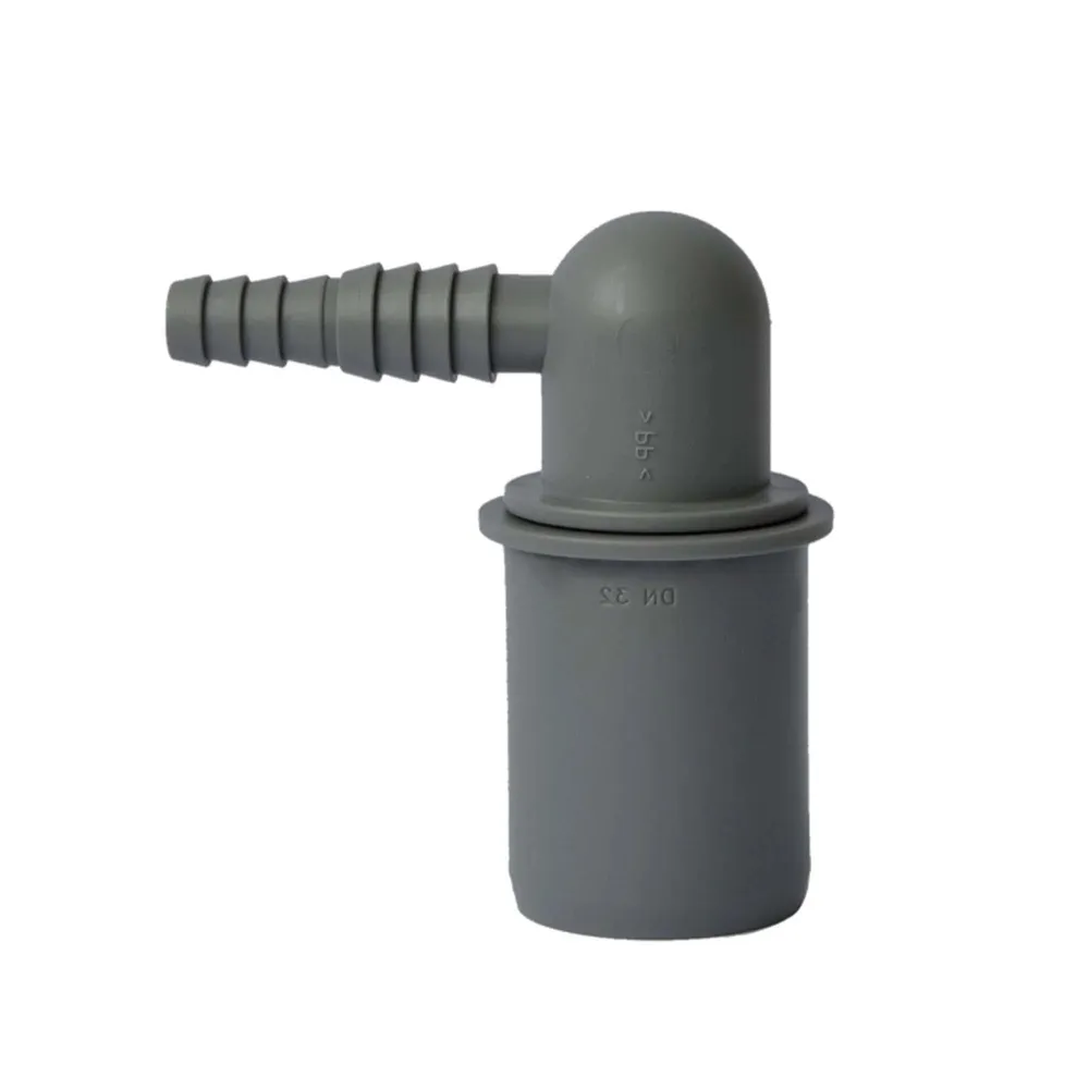 Dop polipropilena, gri, D 32 mm, cu conector rotativ pentru furtun, D 10 - 13 mm