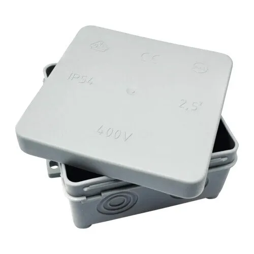 Doza aplicata pentru legaturi Blass Elektro 75x75x35 mm IP54 gri, pachet 10 bucati