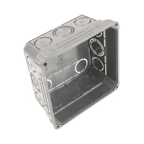 Doza ingropata eBULL 150x150mm, plastic negru, IP30, 1 bucata