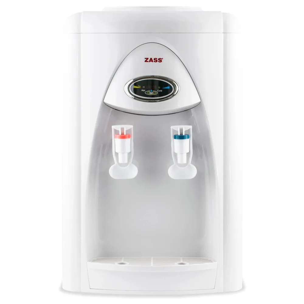 Dozator apa Zass ZTWD 12E, putere incalzire 500 W, putere racire 65 W, indicatoare LED pentru apa calda si rece, termostat automat, alb