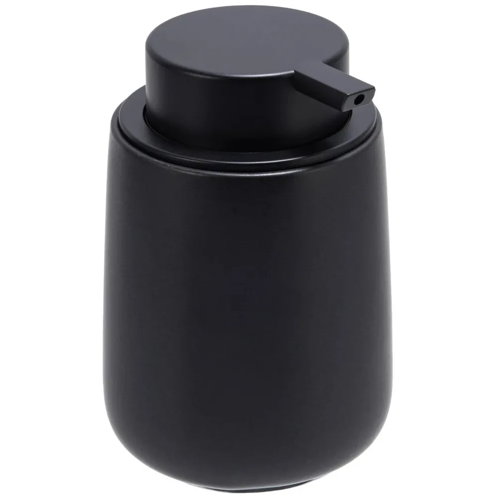 Dozator sapun lichid Kadda Cera BCO-1236A, 0.35 L, ceramica, negru