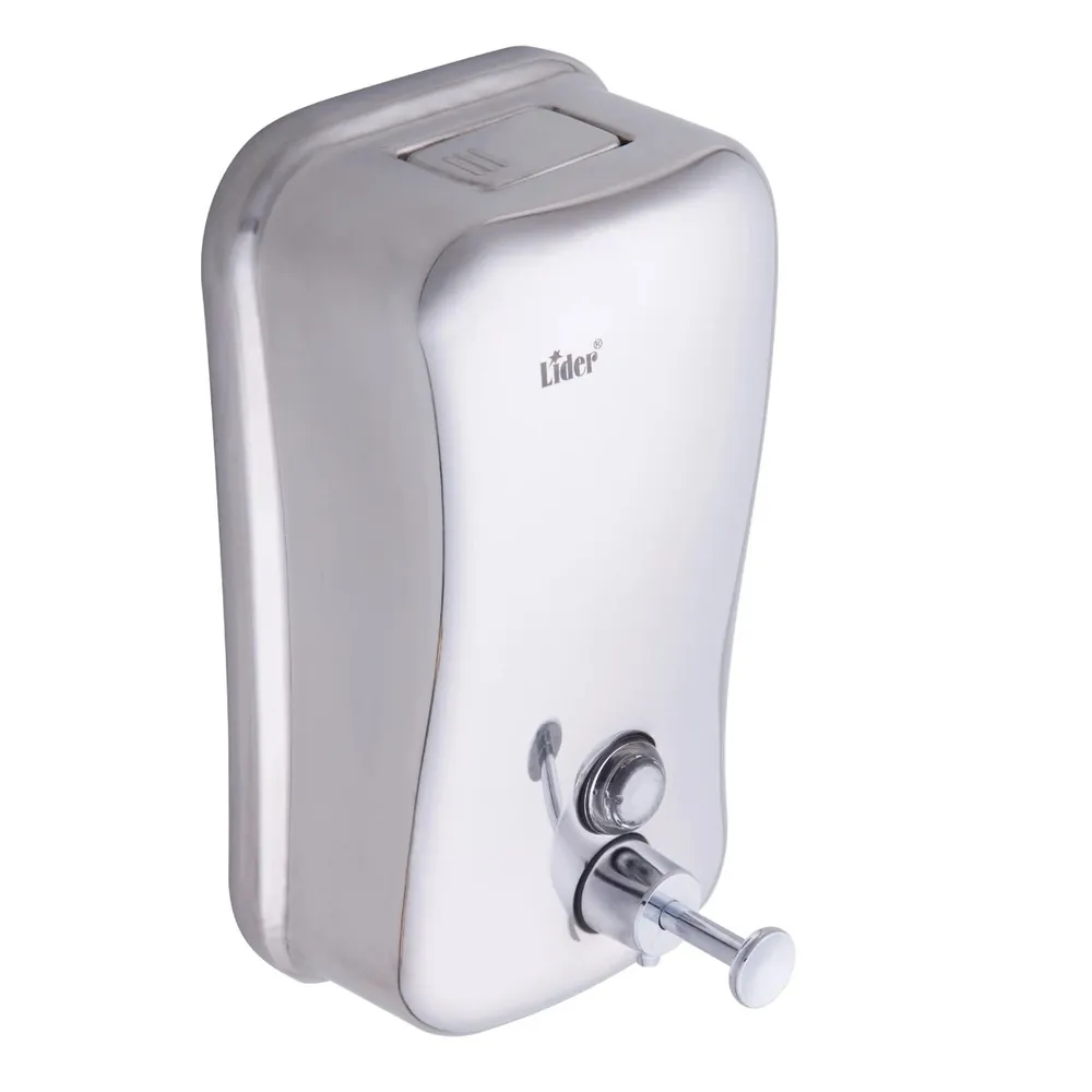 Dozator sapun lichid Lider 1270, otel, montaj suspendat, 800 ml