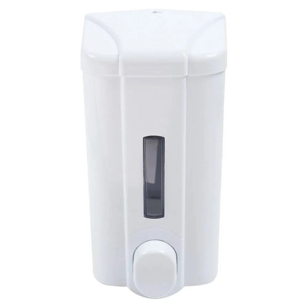 Dozator sapun lichid Misavan, plastic, montaj suspendat, alb, 1000 ml