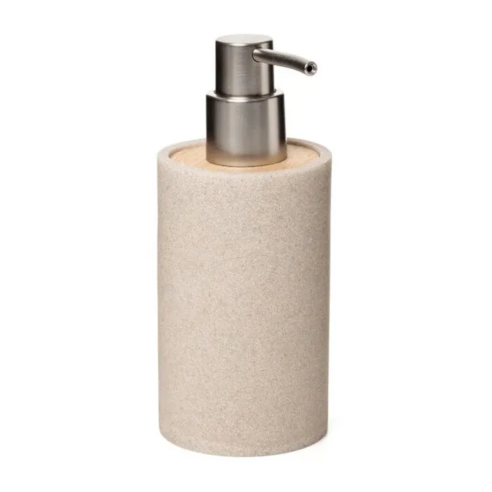 Dozator sapun lichid, Tatay Bora S6400200, polirasina, montaj stativ, bej, 300 ml