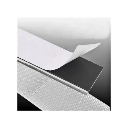 Dreptunghi reflector alb 5x15cm auto universal — imaginea 3