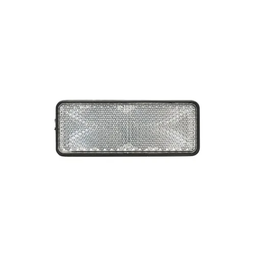 Dreptunghi reflectorizant cu adeziv alb fata 90x32mm