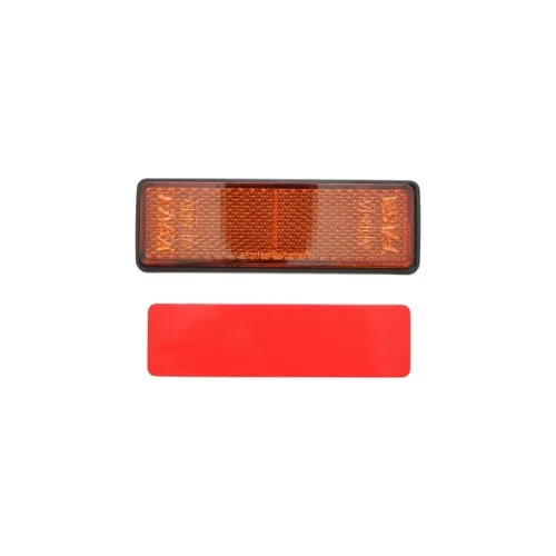 Dreptunghi reflectorizant cu adeziv galben spate 90x32mm — imaginea 2