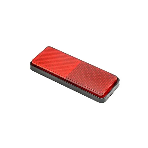 Dreptunghi reflectorizant cu adeziv rosu spate 90x32mm — imaginea 2