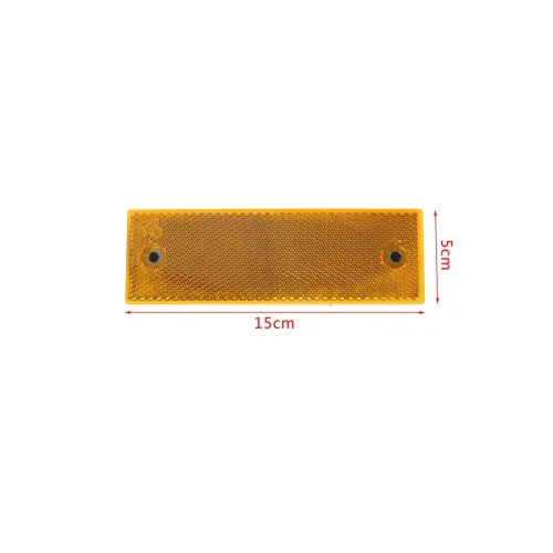 Dreptunghi reflectorizant culoare Galbena 5cmx15cm — imaginea 2