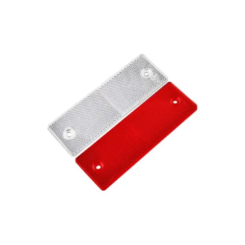 Dreptunghi reflectorizant rosu 5cm x 15cm — imaginea 3