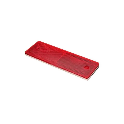 Dreptunghi reflectorizant rosu 5cm x 15cm — imaginea 2
