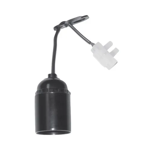 Dulii plastic E27 cu cablu si regleta, set 3 bucati, pentru utilizare temporara