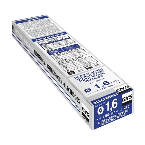 Electrozi cu invelis rutilic GYS 1, 6x300 mm, pachet 210 bucati