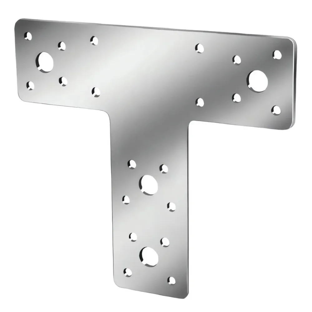 Element de imbinare tip T, tabla de otel zincat, 80 x 68 x 38 mm