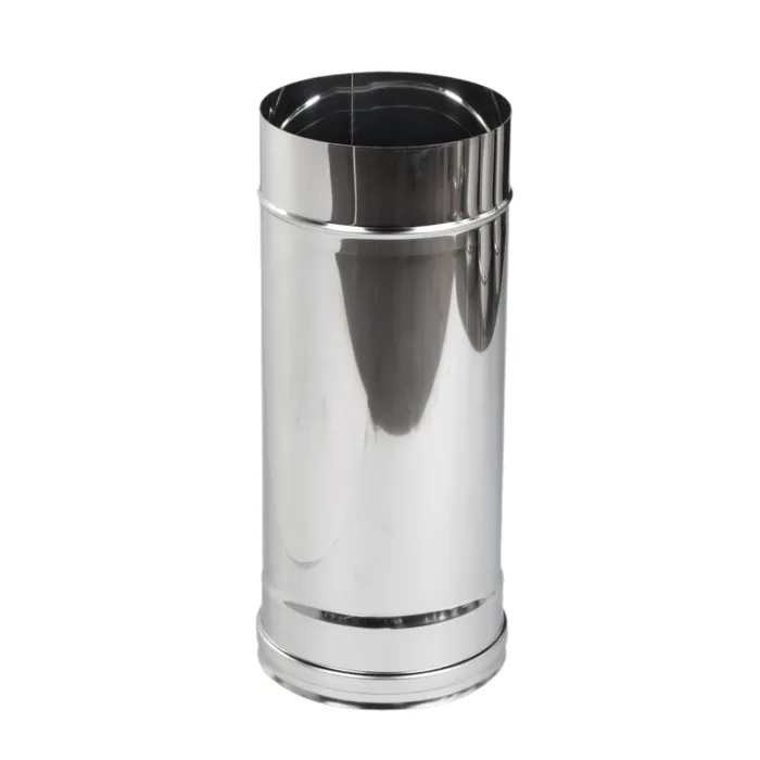 Element liniar inox neizolat, Versia Lux, D 115 mm, L 0.5 m