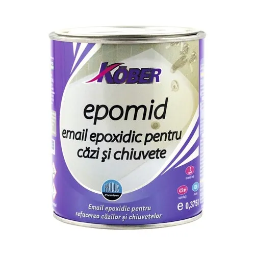Email epoxidic pentru cazi si chiuvete Epomid Köber alb 0, 375 l