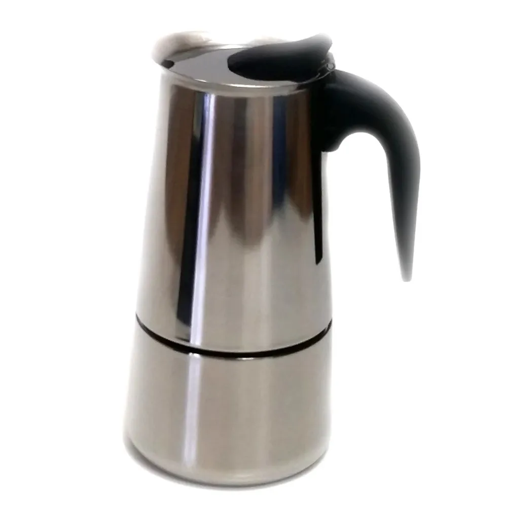 Espressor aragaz pentru cafea, Kasemi, 1102354, inox, argintiu, 9 cesti, 10.5 x 21 cm