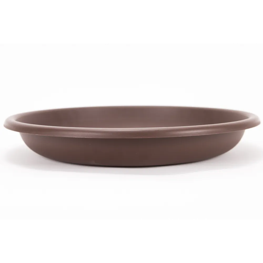 Farfurie ghiveci Dalia, plastic, Ø 40 cm, maro