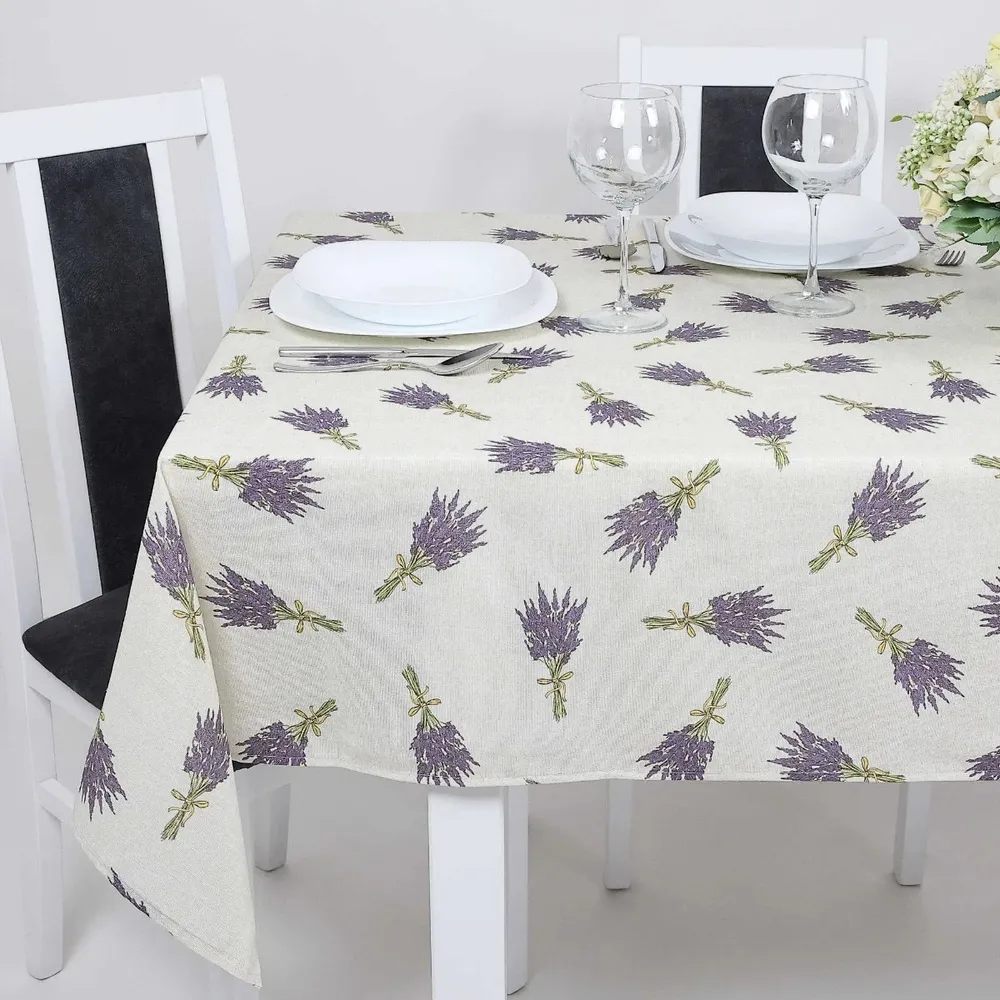 Fata de masa Provence, bumbac + poliester, multicolor, 135 x 180 cm