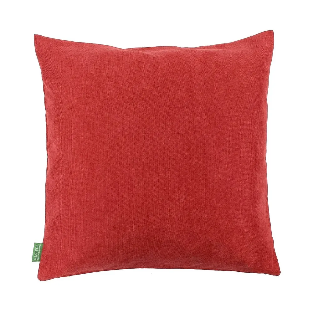 Fata de perna Nathalie V113, poliester, rosu, 45 x 45 cm