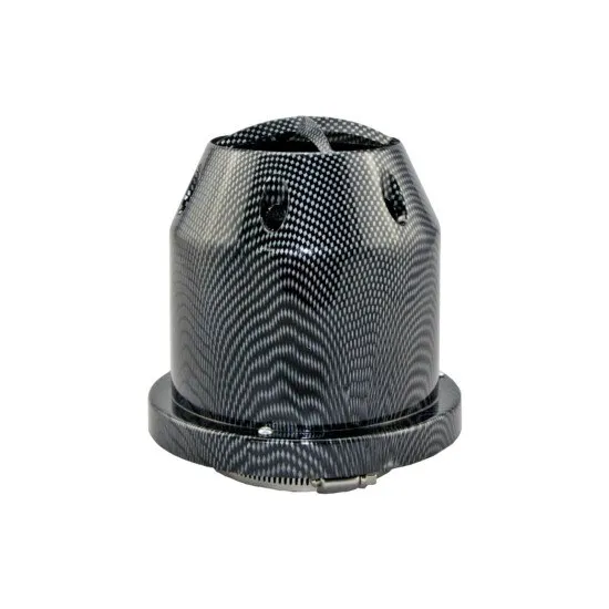 Filtru aer tuning universal, carcasa carbon, 15.5cm, diametru 15cm