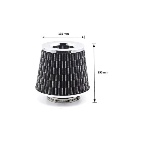 Filtru de aer sport universal 76mm Carbon FLEX — imaginea 5