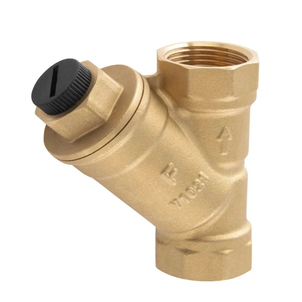 Filtru Y centrala, apa cu impuritati, Ferro F02M, cu magnet, filet interior-interior, 1/2"