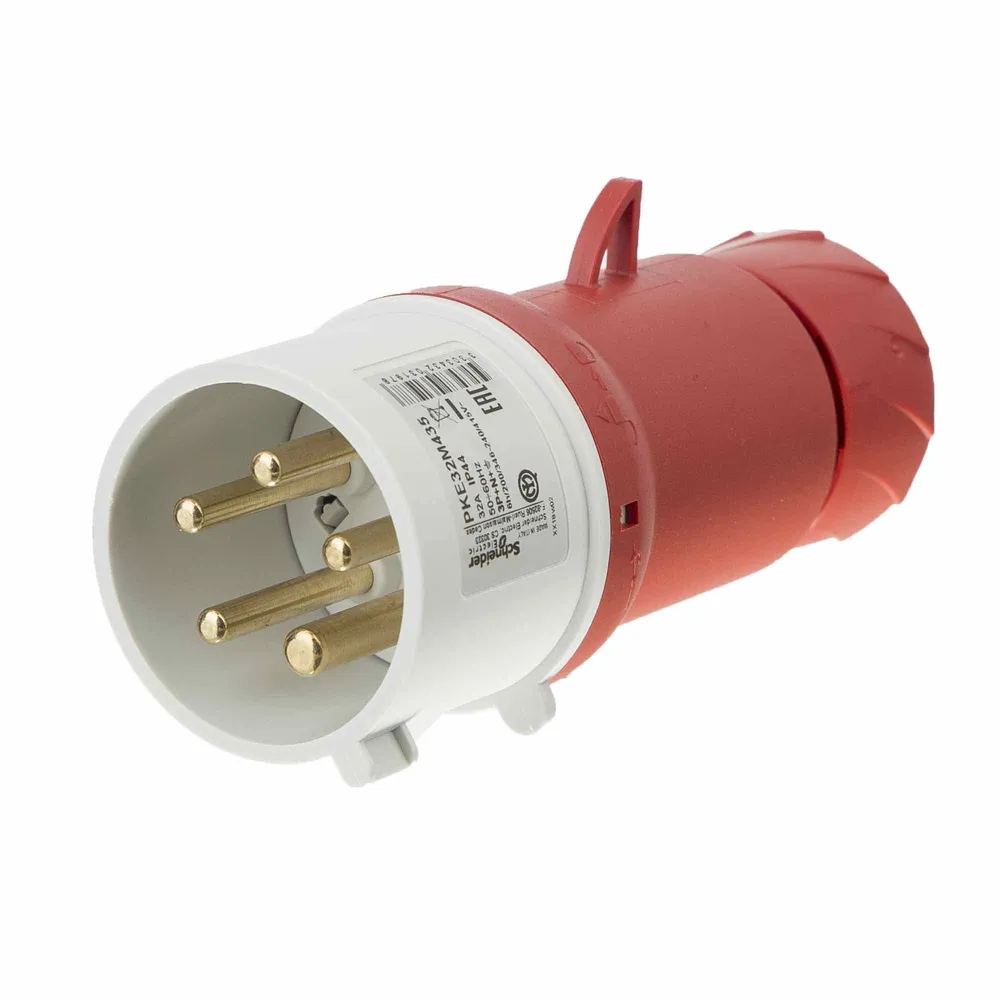 Fisa mobila industriala Schneider Pratika, IP44, 5P, 16A, 380V, montaj aplicat