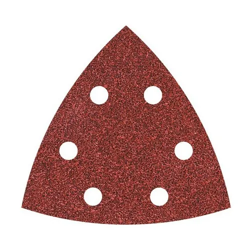 Foi abrazive triunghi Wolfcraft 95mm, granulatie 60, 25 bucati