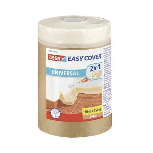 Folie acoperire din hartie Tesa Easy Cover, 20m x 150mm, autoadeziva