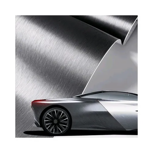 Folie auto aluminiu polisat gri antracit pentru colantare caroserie cu tehnologie anti-bule 10m x 1.52m — imaginea 5