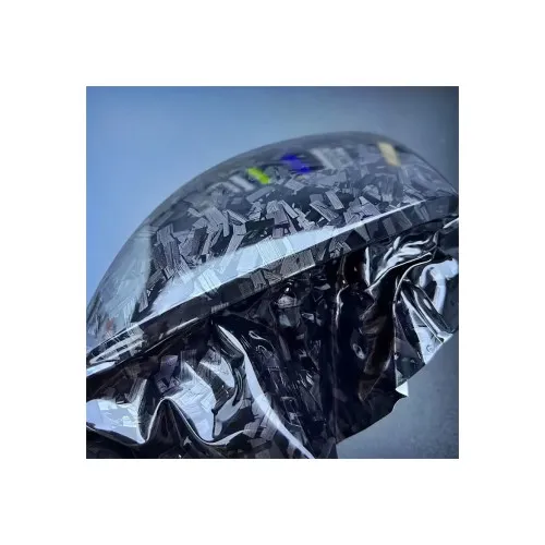 Folie auto autocolant PET Premium carbon forjat lucios cu tehnologie anti-bule 1.52m x 16m — imaginea 3