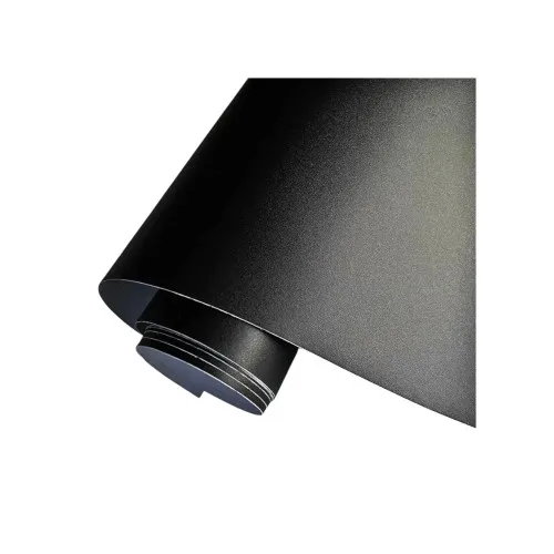 Folie auto autocolant PVC negru mat cu tehnologie anti-bule 1.52m x 28m