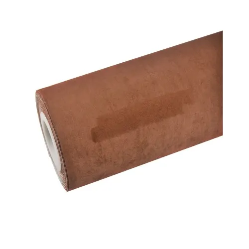 Folie auto autocolanta catifea maro cu tehnologie anti-bule 1m x 1.37m