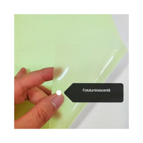 Folie auto fosforescenta verde pentru colantare 1m x 0.61m — imaginea 2