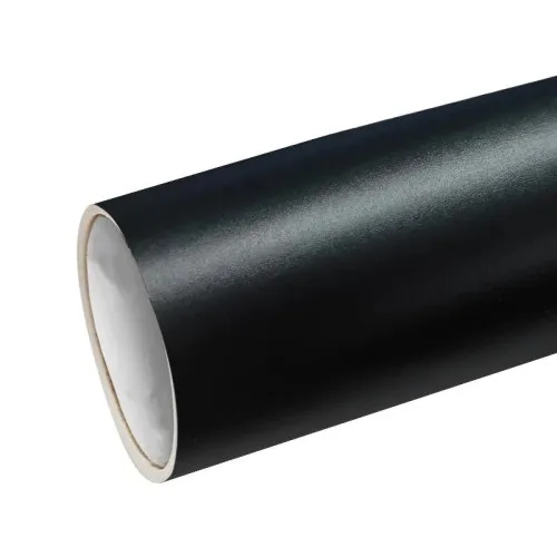 Folie auto negru mat texturat pentru colantare stalpi auto 1.5m x 28m — imaginea 2