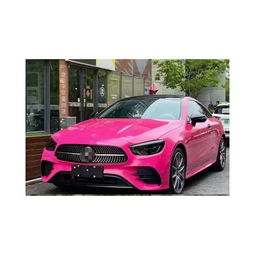 Folie auto PET Premium magenta lucios pentru colantare caroserie cu tehnologie anti-bule 1m x 1.52m — imaginea 2