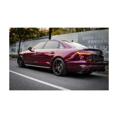 Folie auto PET Premium mov Glass Tower Purple pentru colantare caroserie cu tehnologie anti-bule 18m x 1.52m — imaginea 4