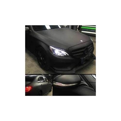 Folie auto Premium negru mat pentru colantare cu tehnologie anti-bule 1m x 1.52m / SF30-MB — imaginea 2