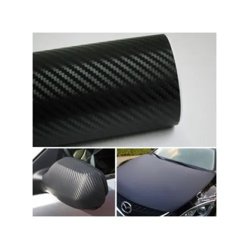 Folie carbon 3D albastra pentru colantare auto 1.27m x 28m — imaginea 5