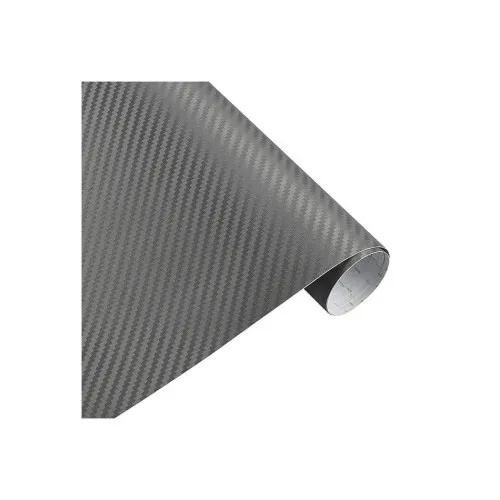 Folie carbon 3D gri antracit pentru colantare auto 1.27m x 1m